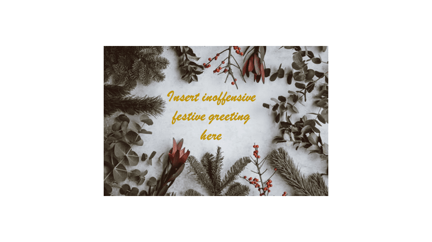 Festive Greetings Manufactroversy