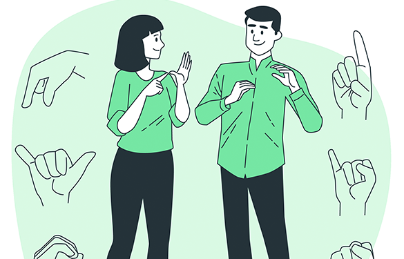 Professional sign language interpreters